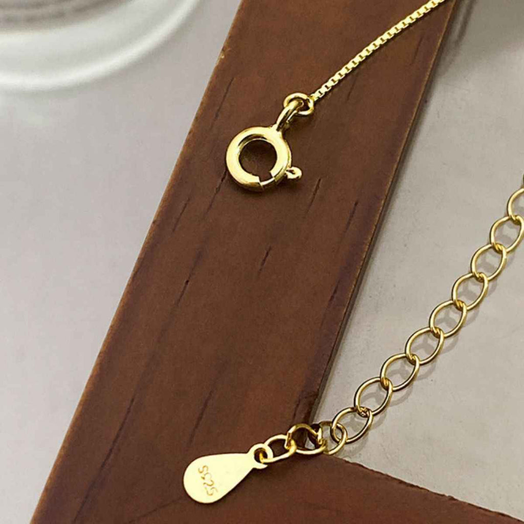 925 Sterling Silver Pearl Pendant Necklace