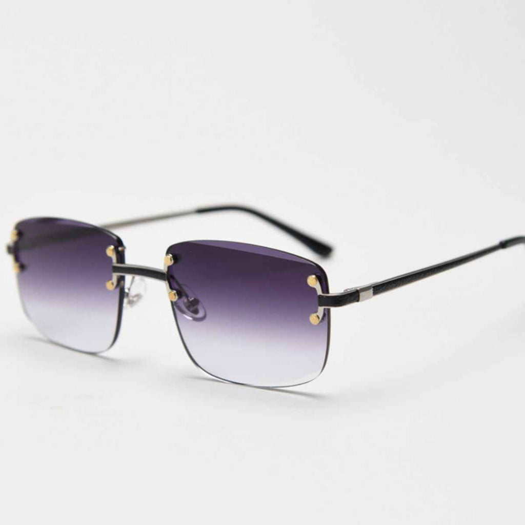 Rimless Gradient Tinted Sunglasses