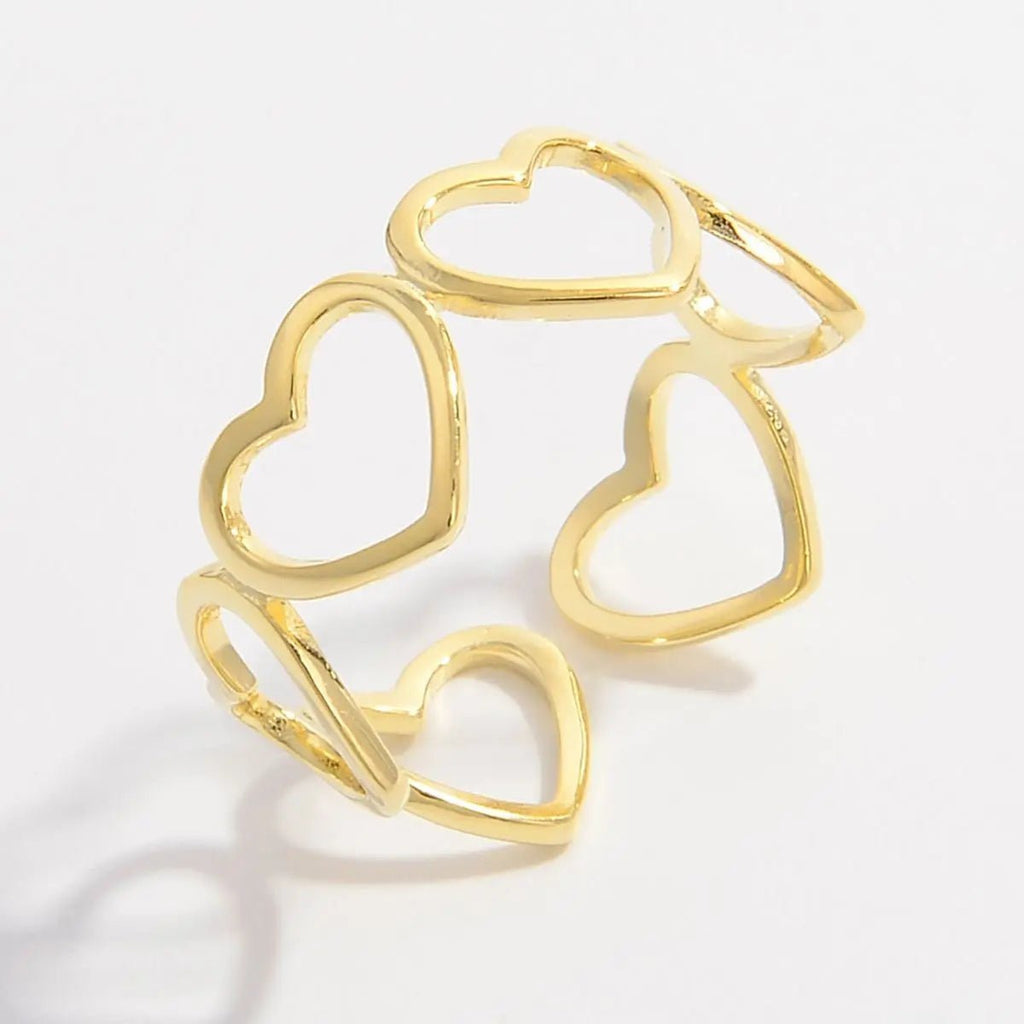 925 Sterling Silver Heart Ring - GlossiChic Collectionjewelry