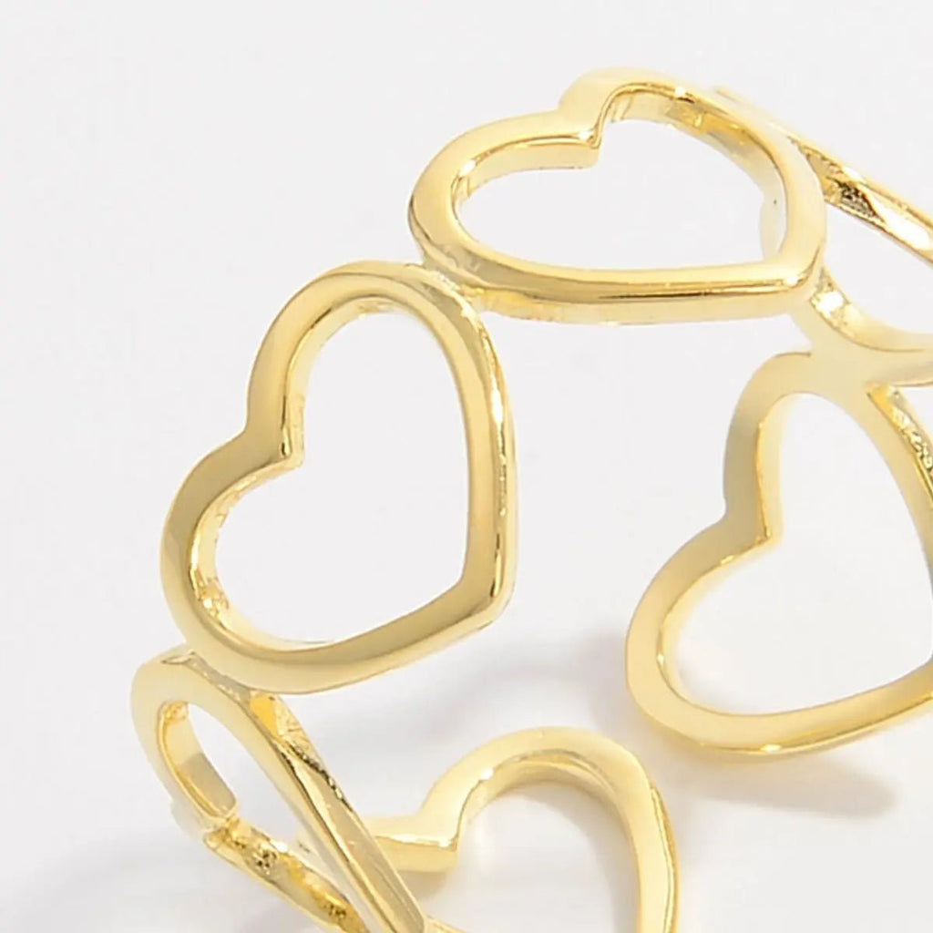 925 Sterling Silver Heart Ring - GlossiChic Collectionjewelry