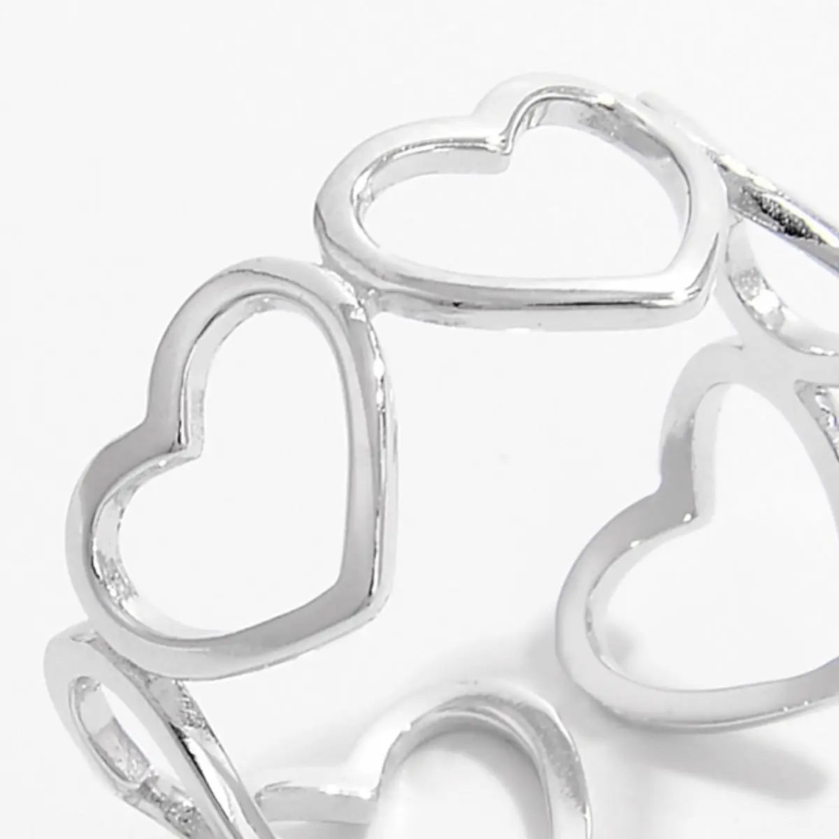 925 Sterling Silver Heart Ring - GlossiChic Collectionjewelry