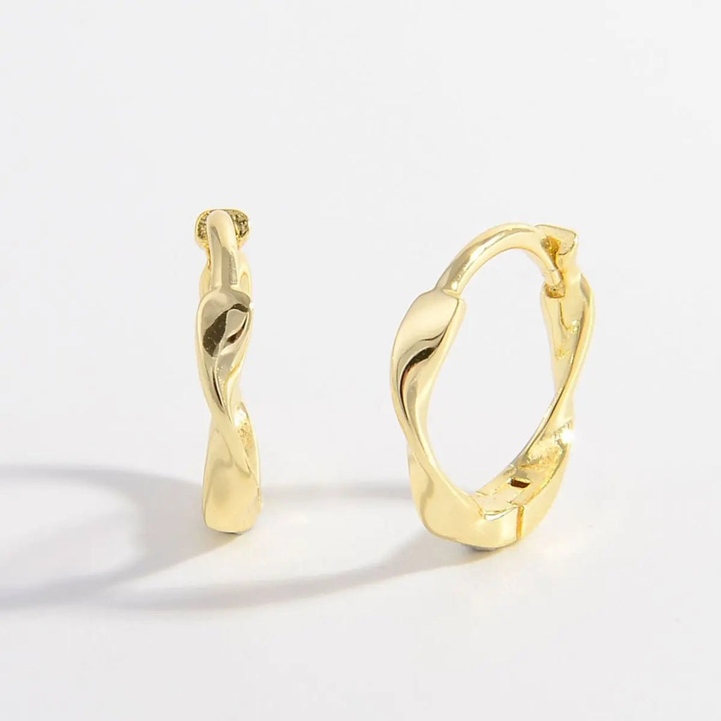 925 Sterling Silver Hoop Earrings - GlossiChic Collectionjewelry