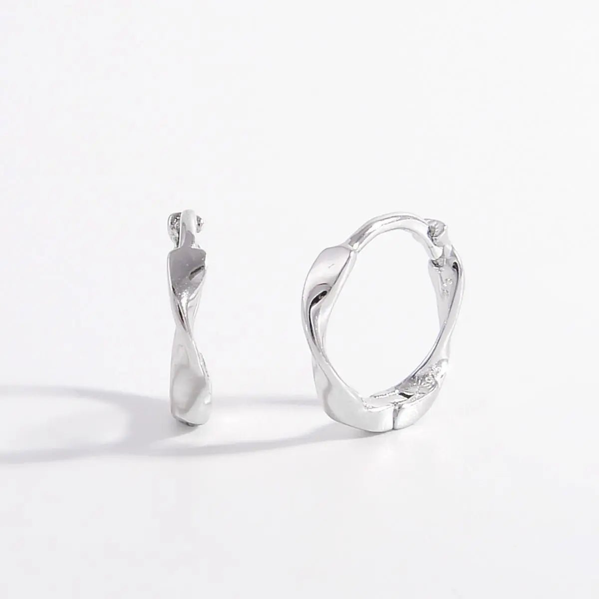 925 Sterling Silver Hoop Earrings - GlossiChic Collectionjewelry