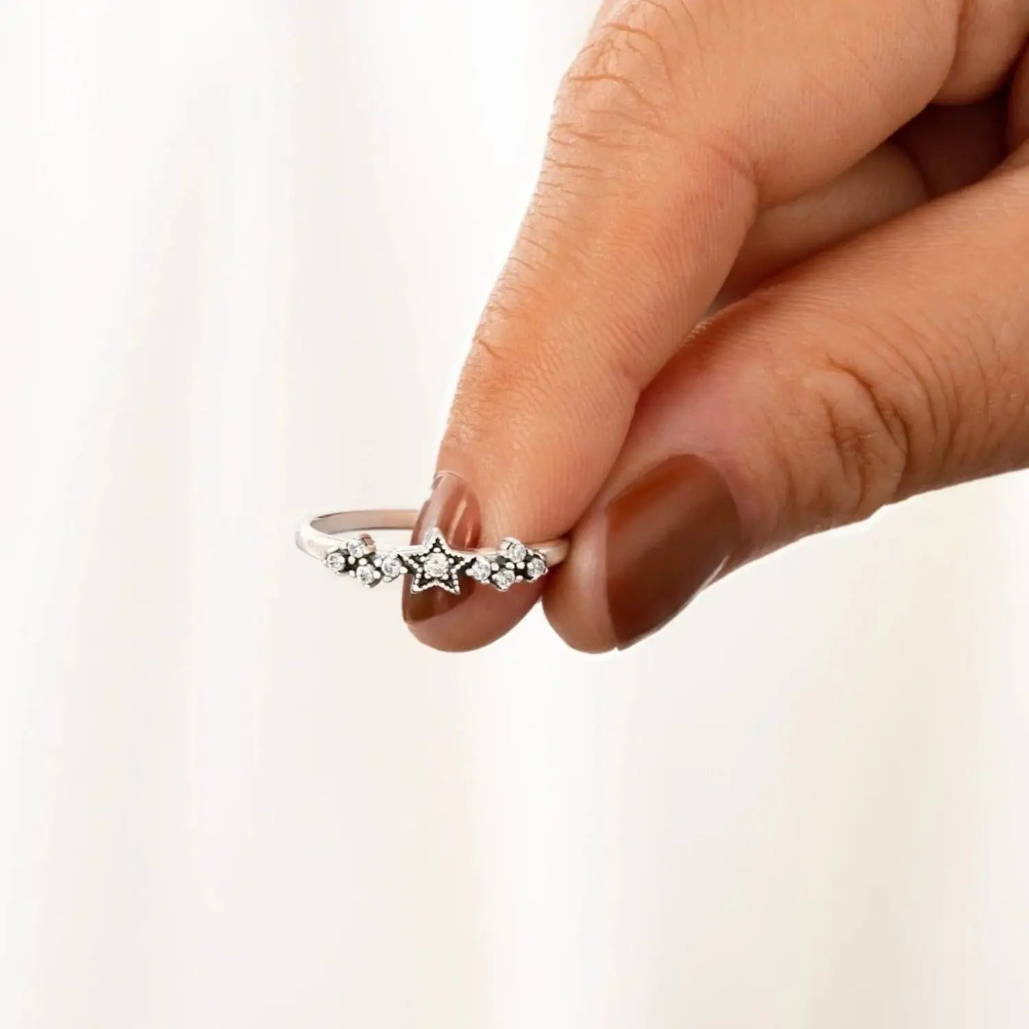 925 Sterling Silver Star Ring - GlossiChic Collection Silver / 6 GlossiChic Collection jewelry