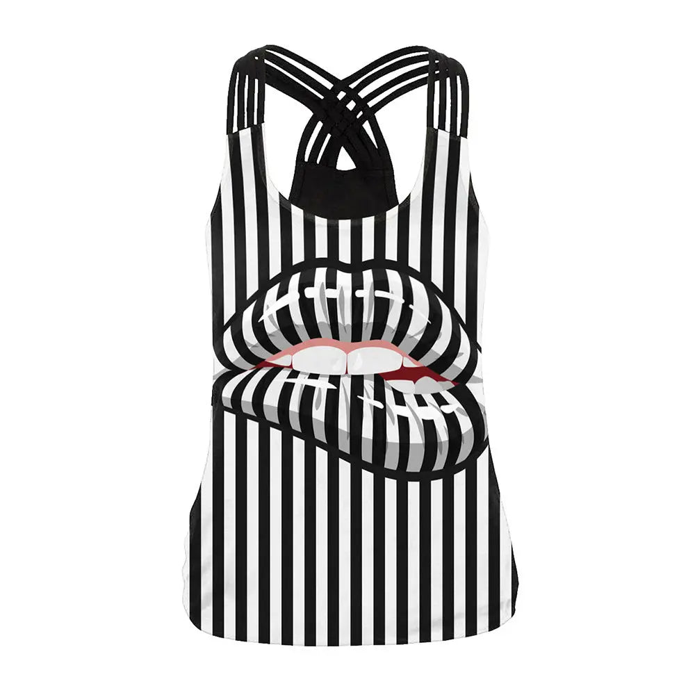 Gold Powder Digital Printed Camisole - GlossiChic Collection WB104 033 / S GlossiChic Collection Shirts & Tops