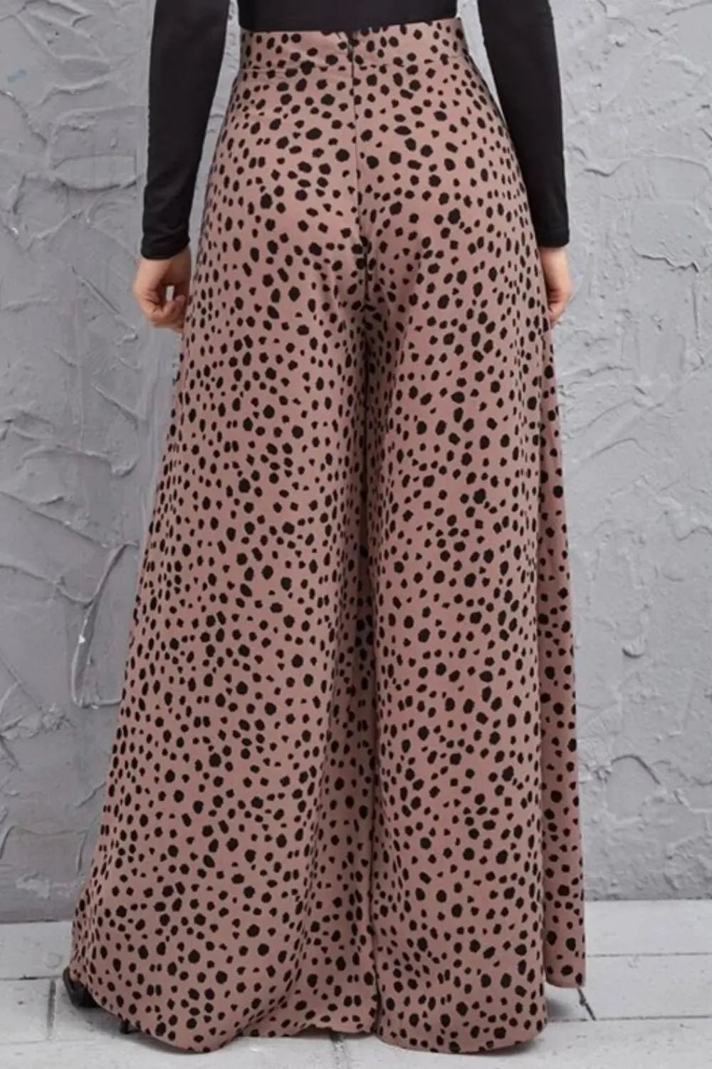 Animal Print High - Rise Culottes - GlossiChic CollectionJeans, Pants, & Shorts