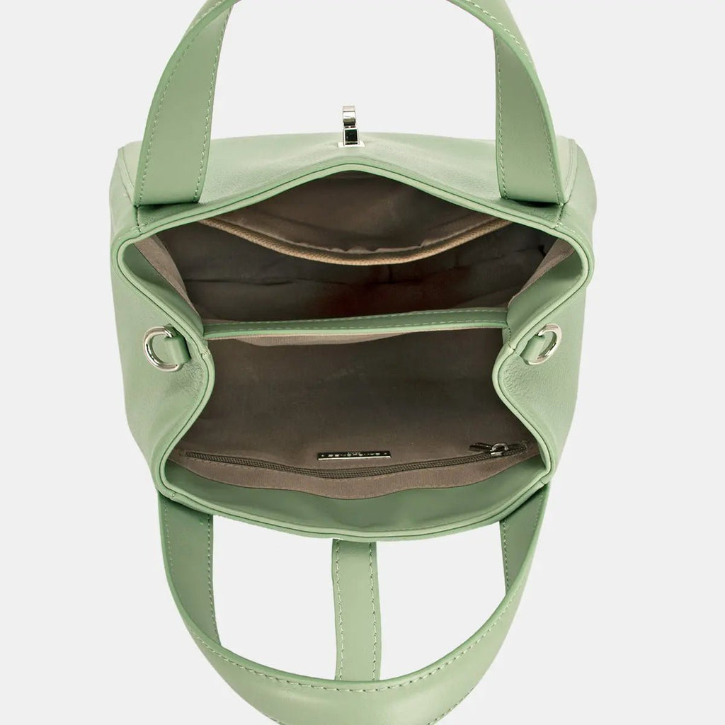 Fashionable PU Leather Bucket Bag - GlossiChic Collectionhandbags
