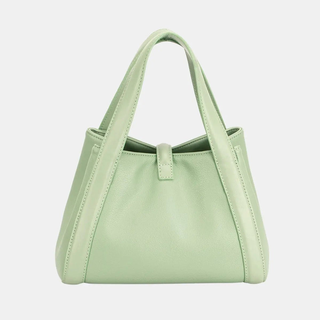 Fashionable PU Leather Bucket Bag - GlossiChic Collectionhandbags