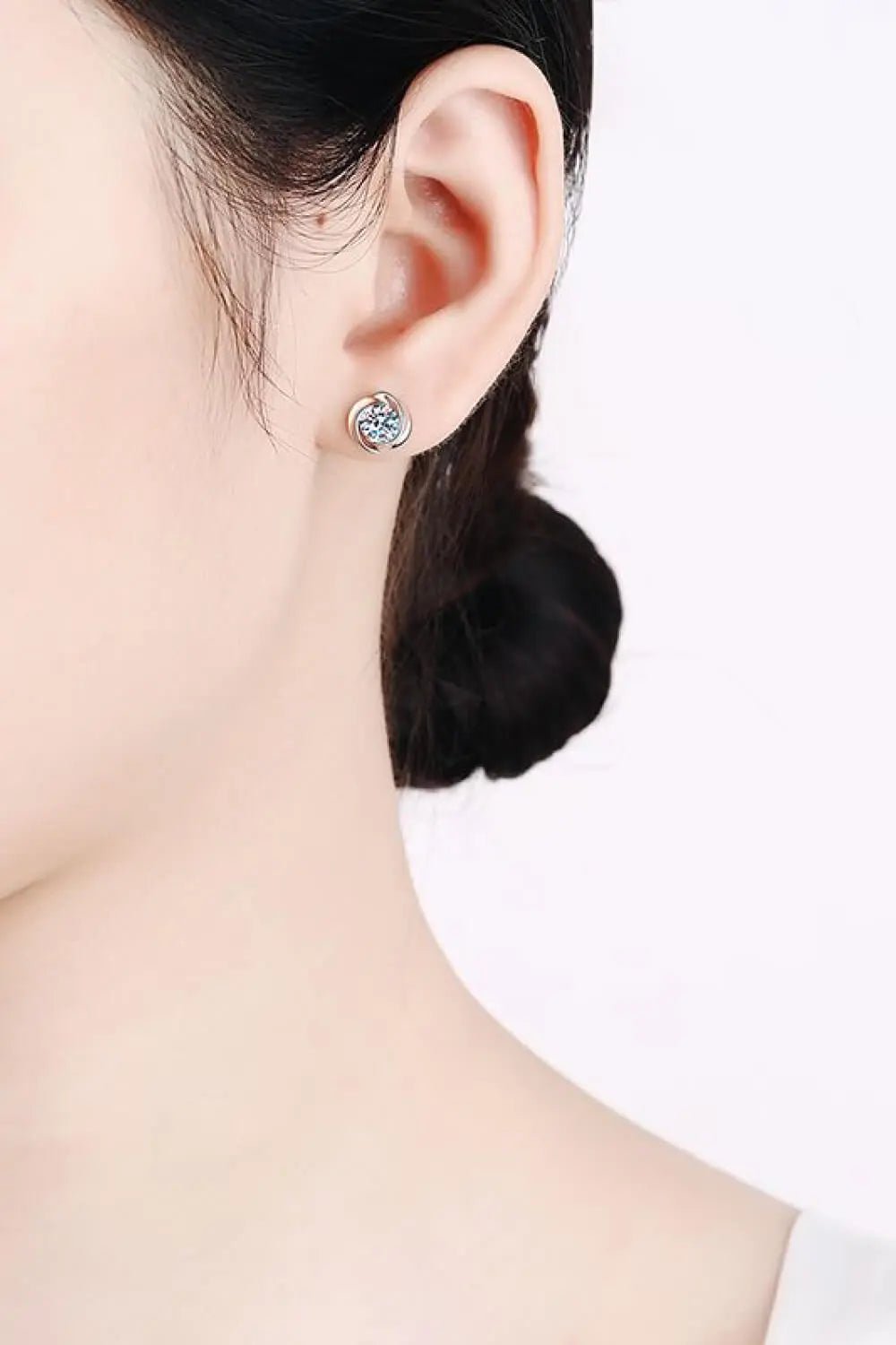 Feeling Fun Moissanite Stud Earrings - GlossiChic Collectionjewelry