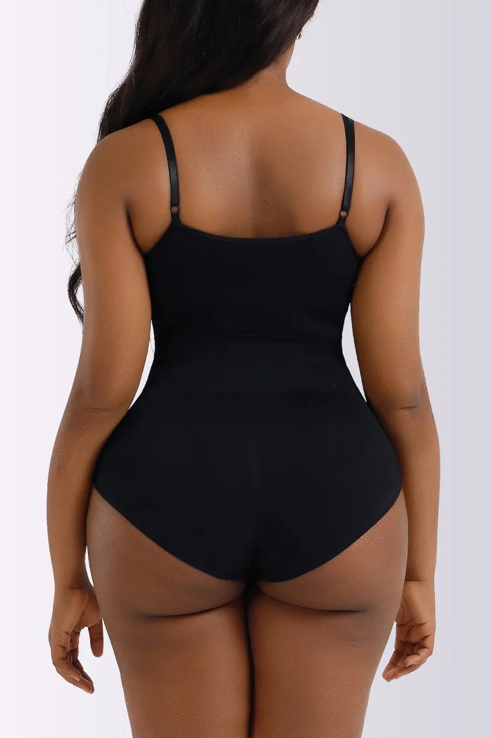 Full Size Spaghetti Strap Shaping Bodysuit - GlossiChic Collection Mocha / S GlossiChic Collection Bodysuits