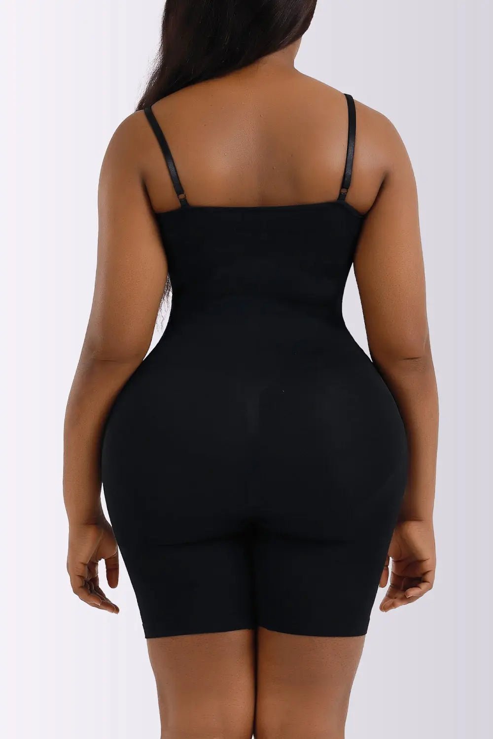 Full Size Spaghetti Strap Shaping Romper - GlossiChic Collection Mocha / S GlossiChic Collection Jumpers & Rompers