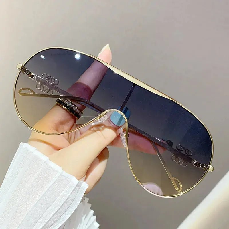 Gradient Aviator Sunglasses - GlossiChic Collection styleB / One Size GlossiChic Collection Sunglasses