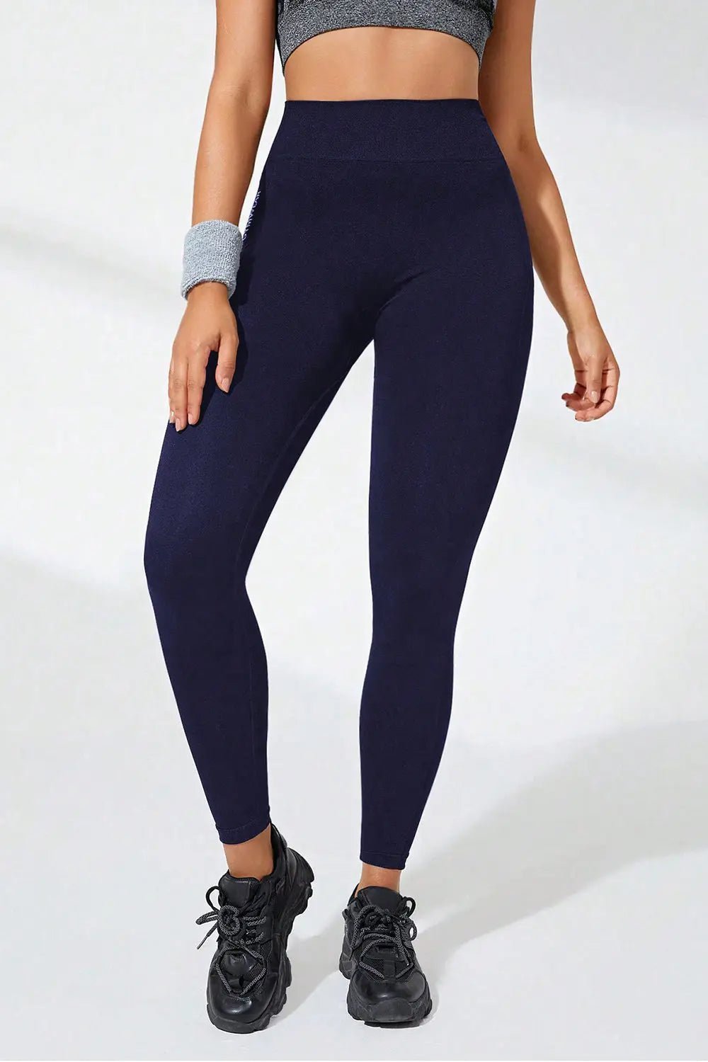 High Waist Active Leggings - GlossiChic Collection Black / S GlossiChic Collection Activewear