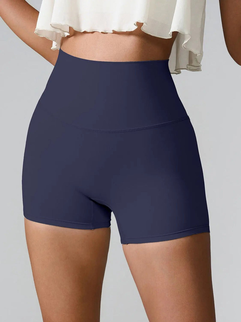 High Waist Active Shorts - GlossiChic CollectionActivewear