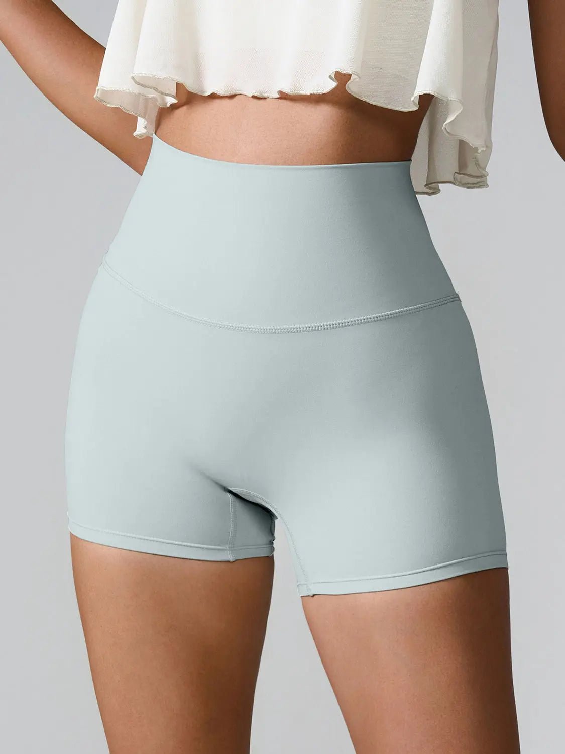 High Waist Active Shorts - GlossiChic CollectionActivewear