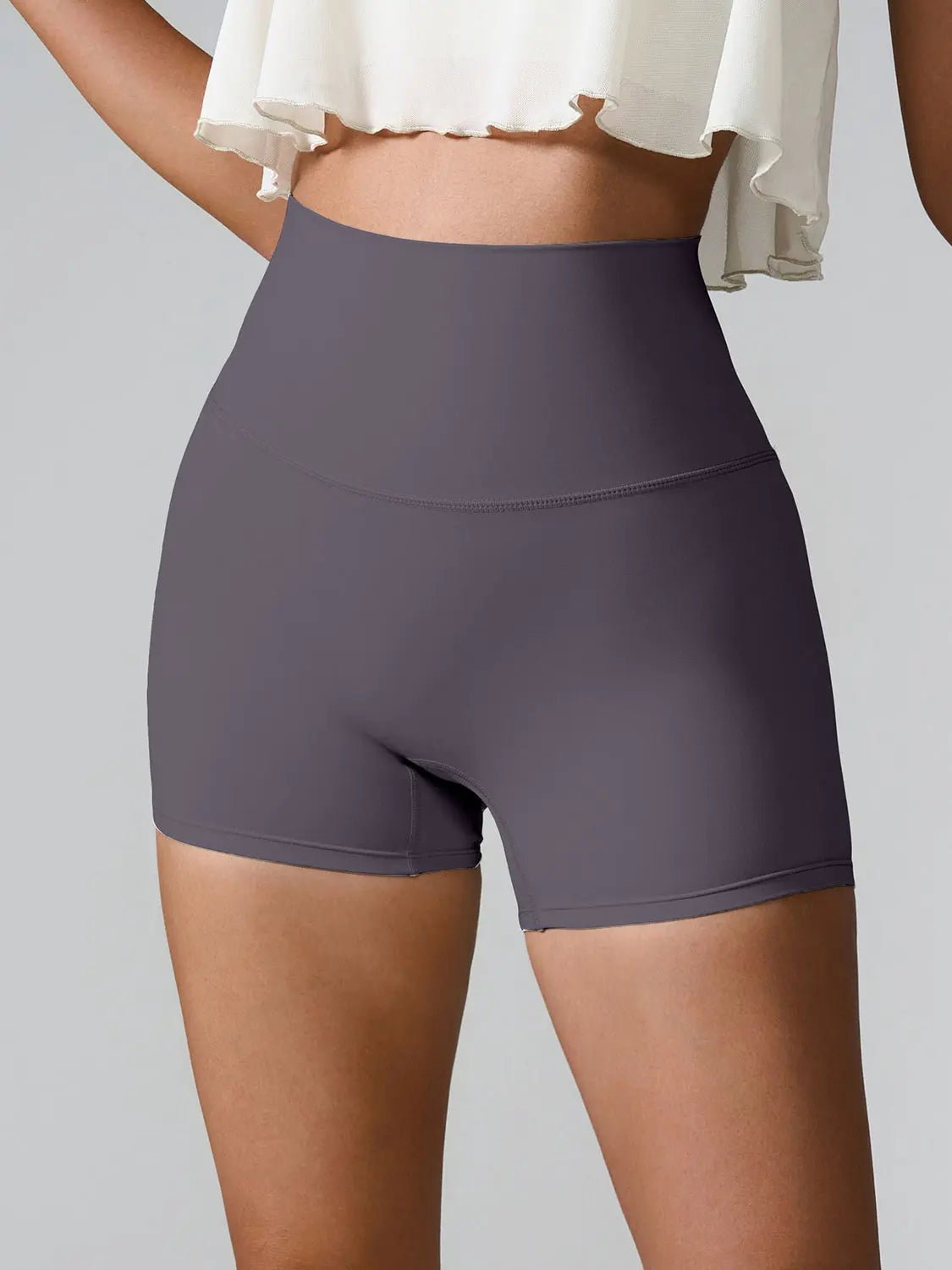 High Waist Active Shorts - GlossiChic CollectionActivewear