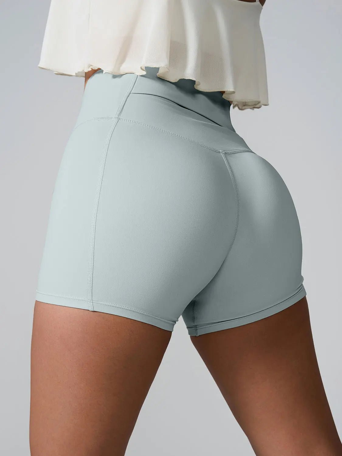 High Waist Active Shorts - GlossiChic CollectionActivewear