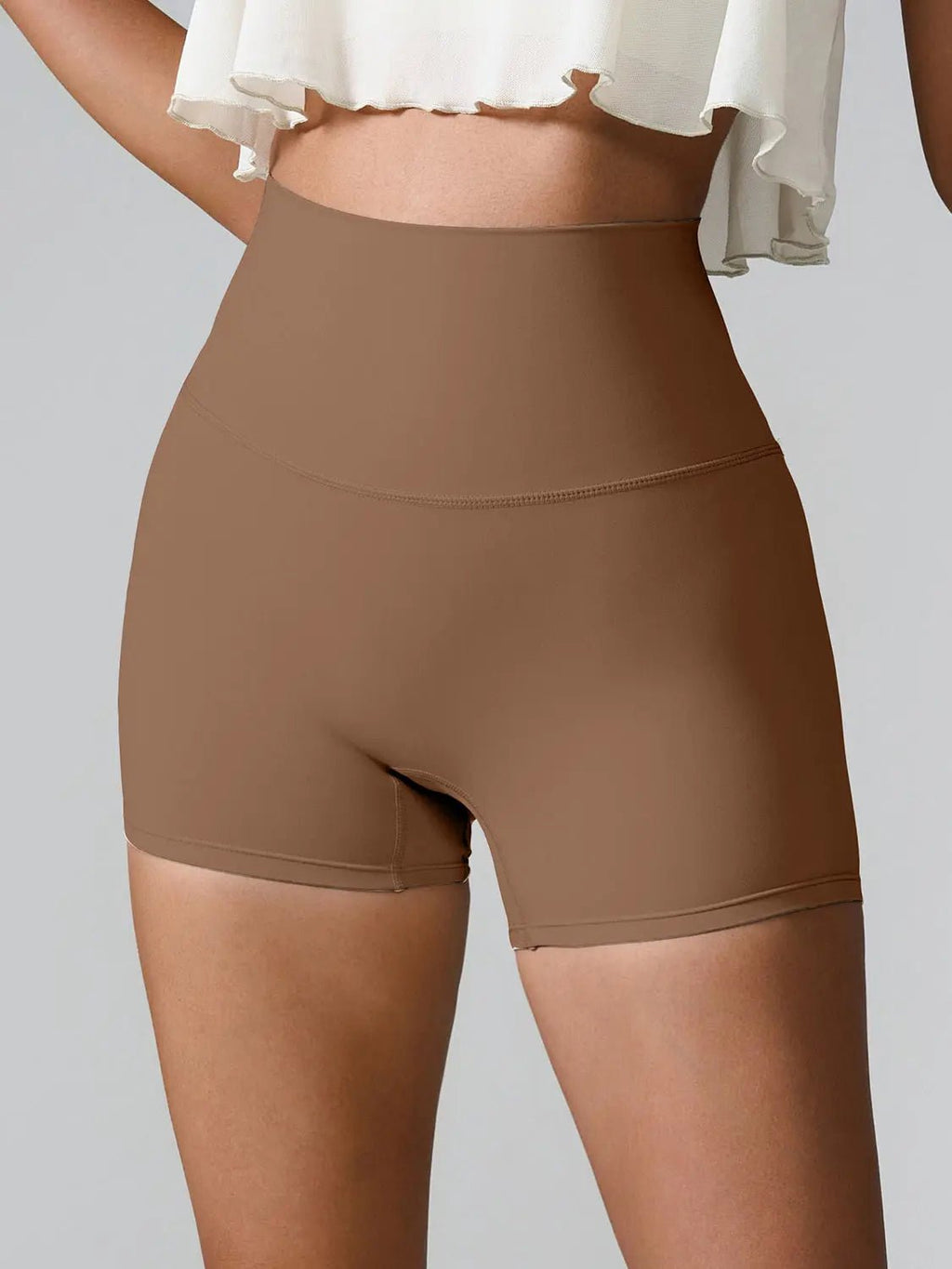 High Waist Active Shorts - GlossiChic CollectionActivewear