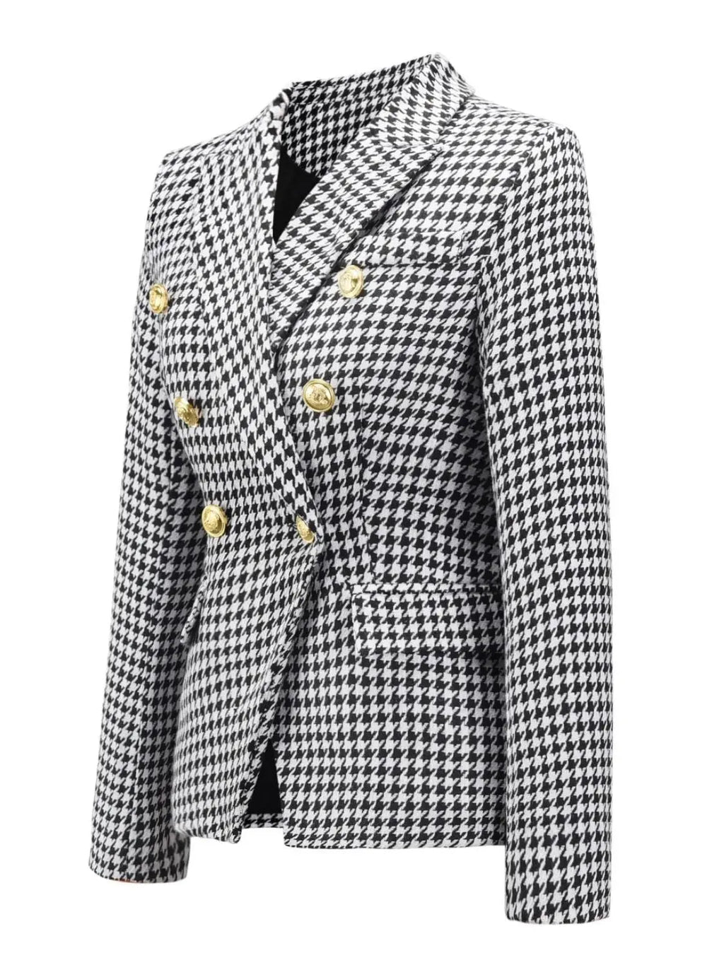 Lapel Collar Long Sleeve Blazer - GlossiChic Collection Hot Pink / S GlossiChic Collection Blazer & Cardigan