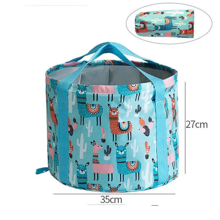 Large Travel Foot Soak Bag With Foldable Basin - GlossiChic CollectionHandbags