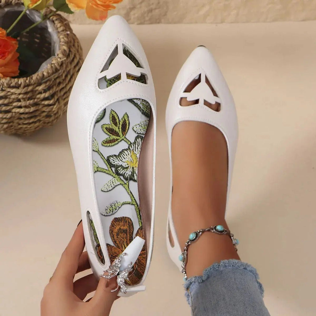 Point Toe Flats Slip - Ons - GlossiChic CollectionShoes
