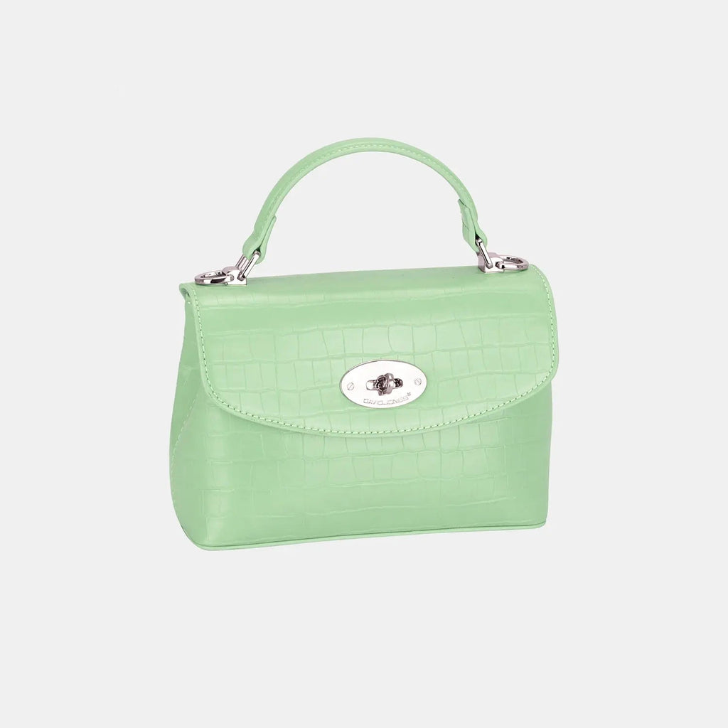 Texture PU Leather Handbag - GlossiChic Collectionhandbags