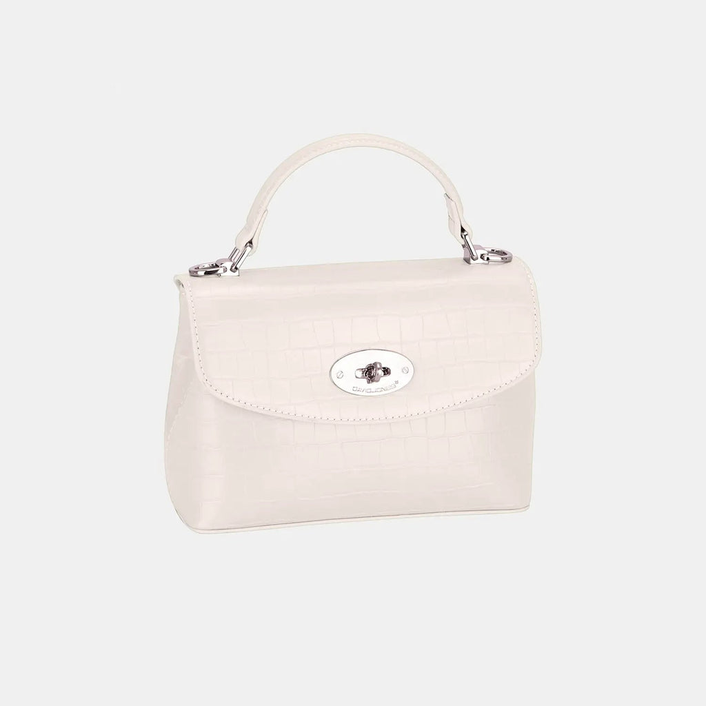 Texture PU Leather Handbag - GlossiChic Collectionhandbags