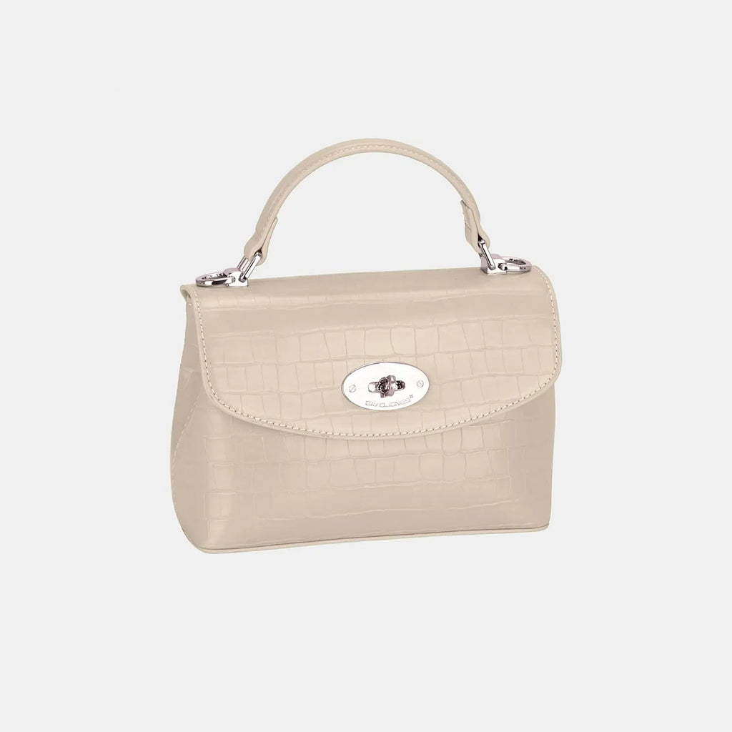 Texture PU Leather Handbag - GlossiChic Collectionhandbags