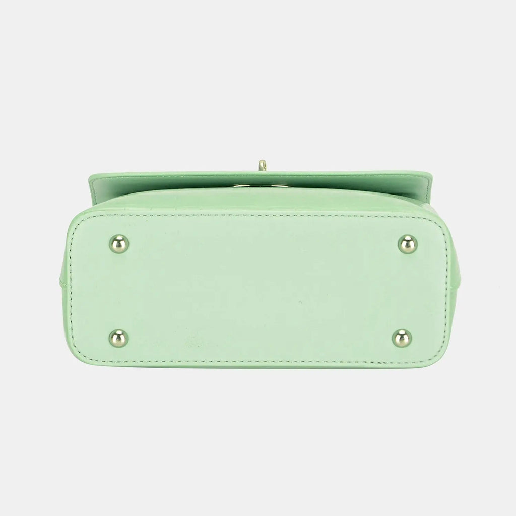 Texture PU Leather Handbag - GlossiChic Collectionhandbags