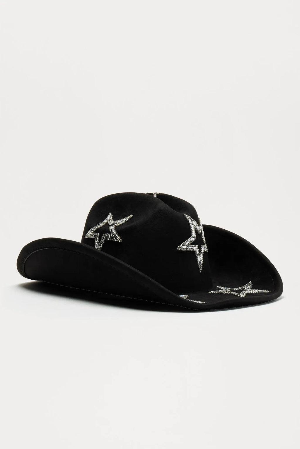 The Main Star Cowboy Hat - Black - GlossiChic Collection OS GlossiChic Collection Belts & Hats