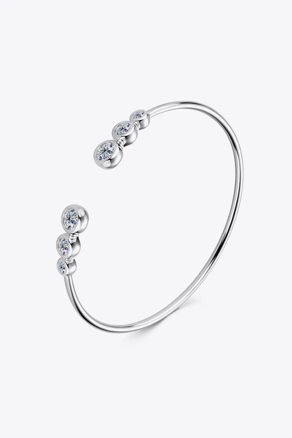 1.8 Carat Moissanite 925 Sterling Silver Bracelet - GlossiChic Collection Gold / One Size GlossiChic Collection jewelry