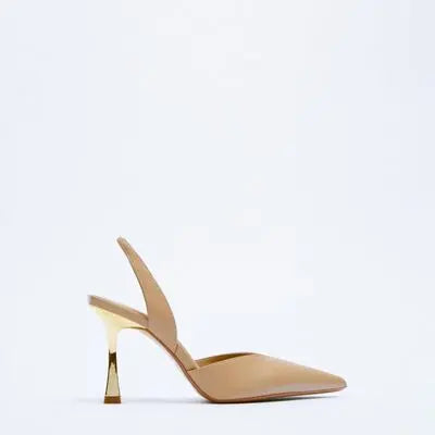 PU Leather Point Toe Stiletto Heel Pumps - GlossiChic Collection Black / 36(US5) GlossiChic Collection Shoes & Accessories