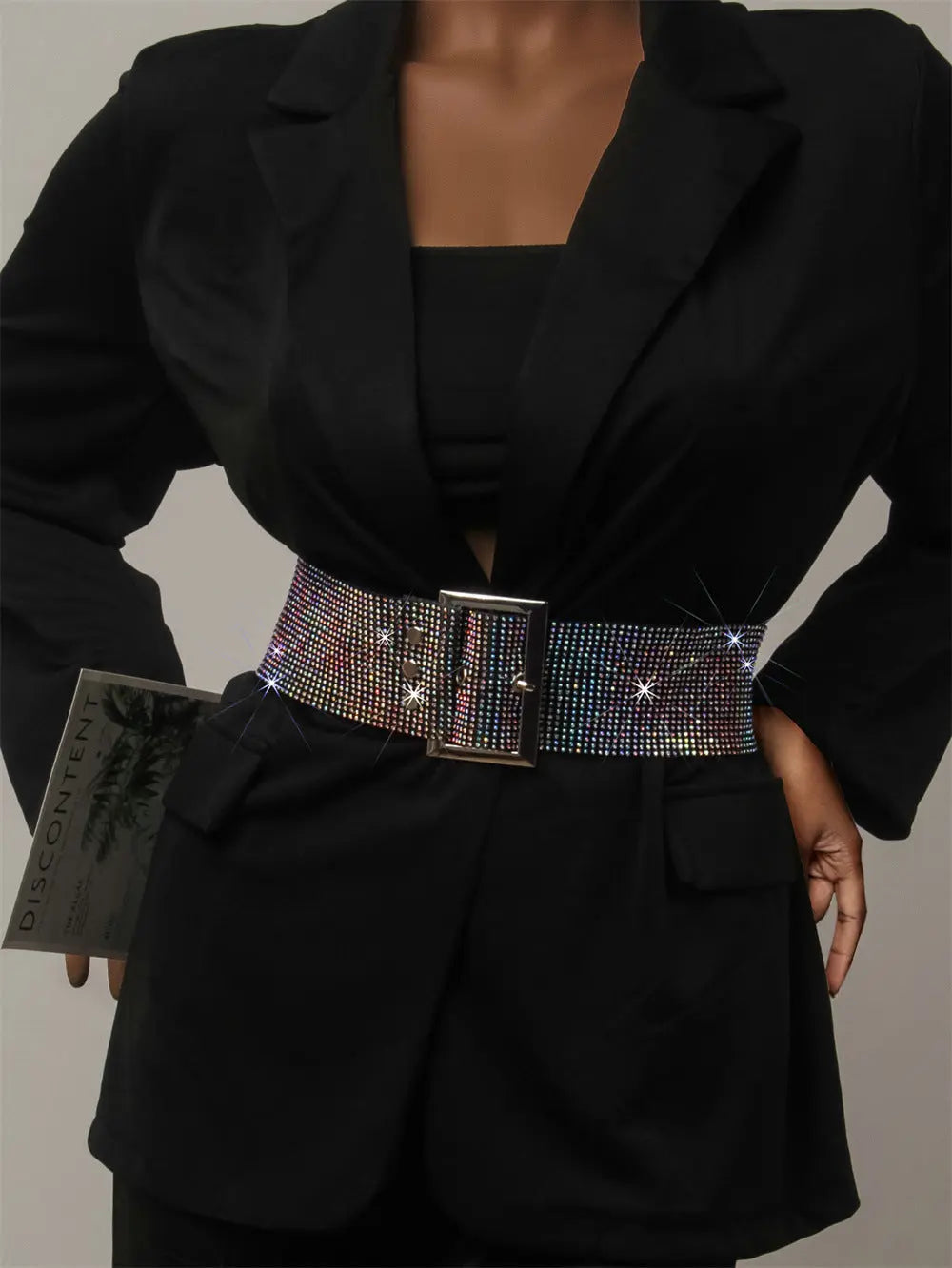 Fashion Diamond Waist Chain Belt - GlossiChic Collection Black AB / 115cm GlossiChic Collection Belts & Hats