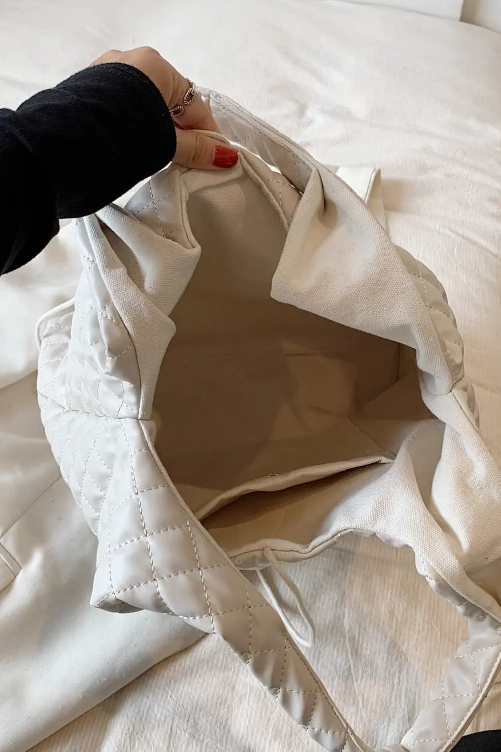 PU Leather Handbag - GlossiChic Collection Black / One Size GlossiChic Collection handbags