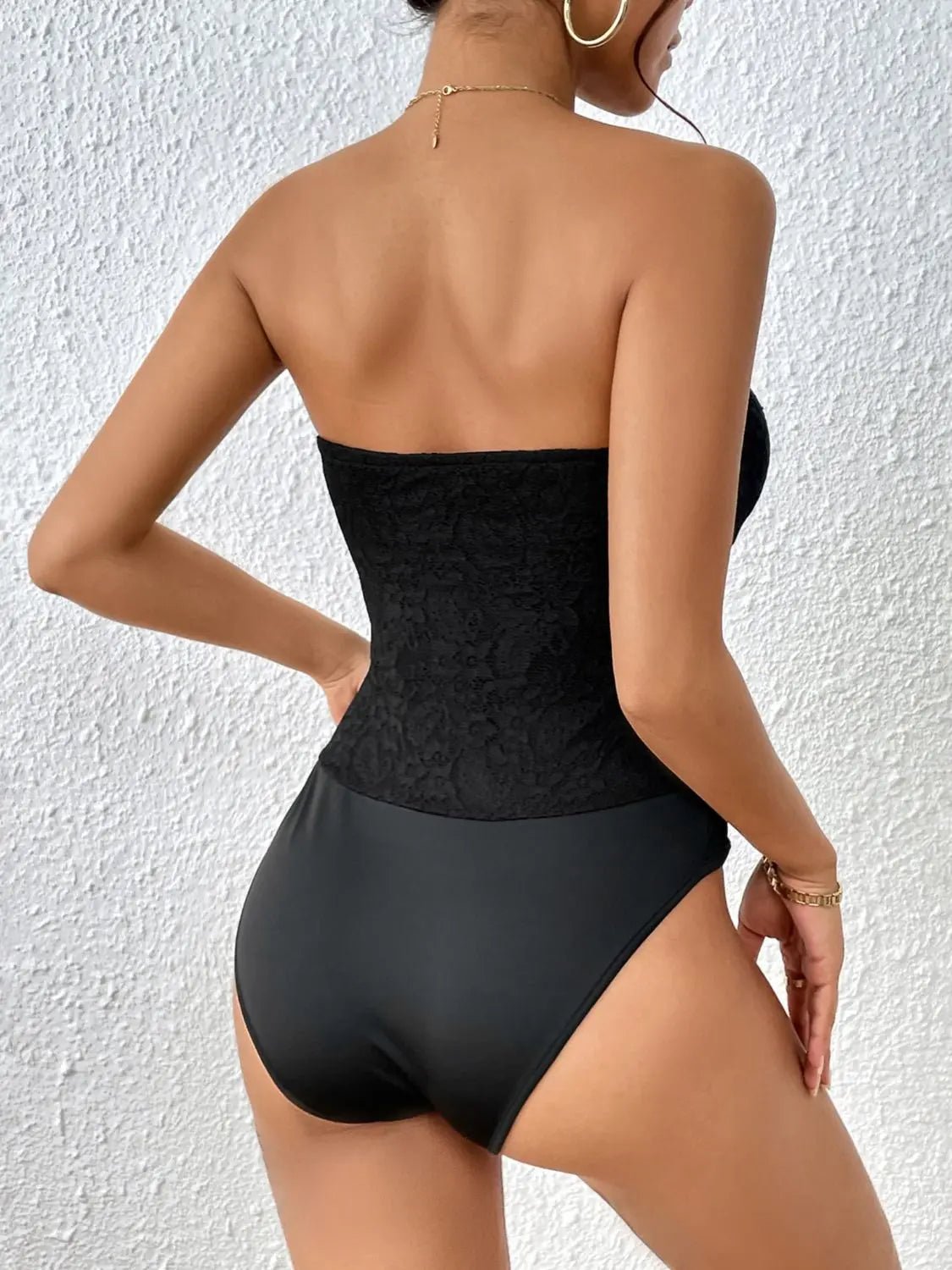 Strapless Sweetheart Neck Bodysuit - GlossiChic CollectionBodysuits