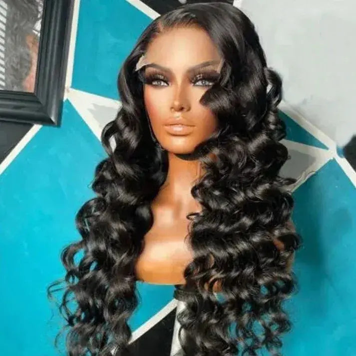 Brazilian transparent hd lace loose deep wave human hair lace front wig - GlossiChic Collection 10 Inches / lace front wig GlossiChic Collection